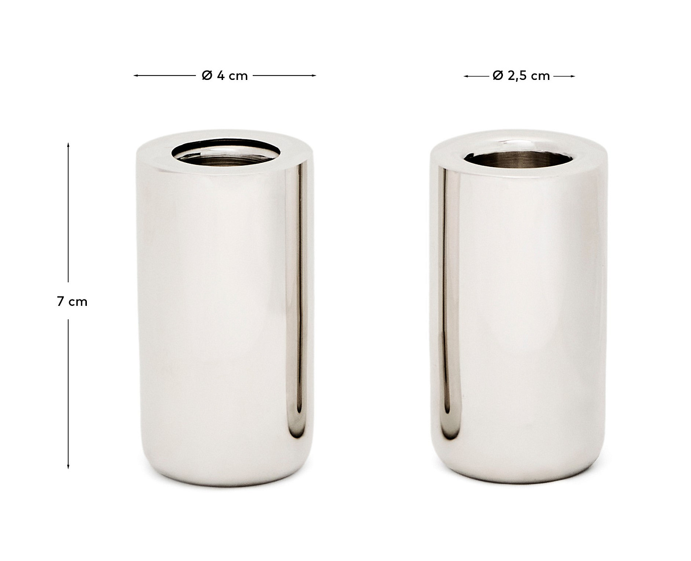 Набор из 2 подсвечников Nirela 7 см