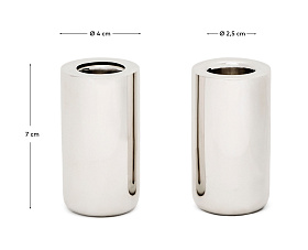 Набор из 2 подсвечников Nirela 7 см