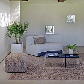 Пуф Chaddar серый