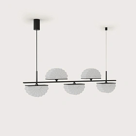 Подвесной светильник Gina 5L золотой металл