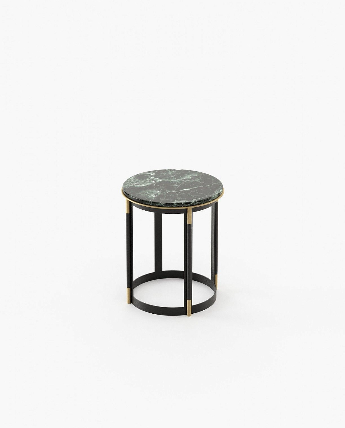 Приставной столик Lyssa Ø47 мрамор