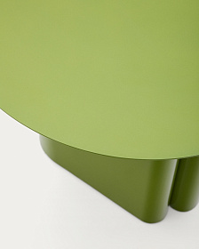 Столик Arvin из железа зеленого цвета Ø 55 см