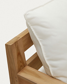 Forcanera 3-местный диван из массива тикового дерева 211 см