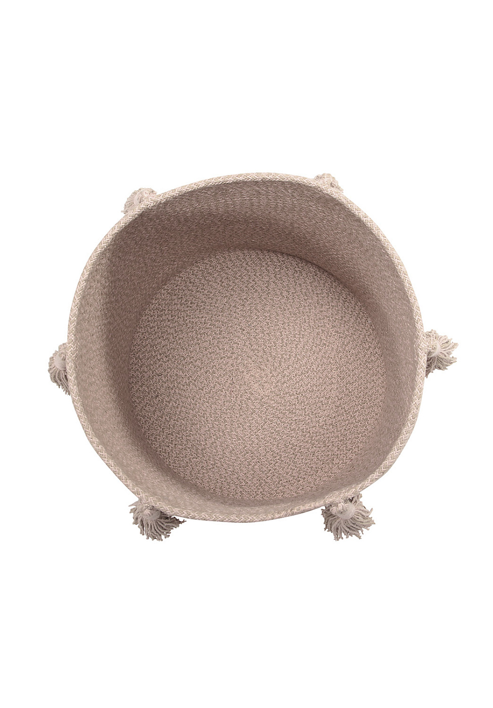 Корзина WOODY Винтажный нюдовый 30*30