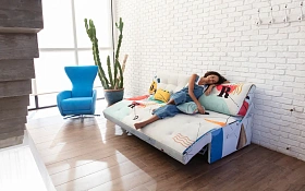 Диван-кровать 3-х местный Indy 194 см Con Motor 