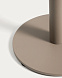 Уличный столик Asinara из бежевого алюминия, диаметр 40 см