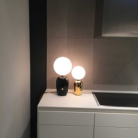 Настольная лампа Aballs M GR черная