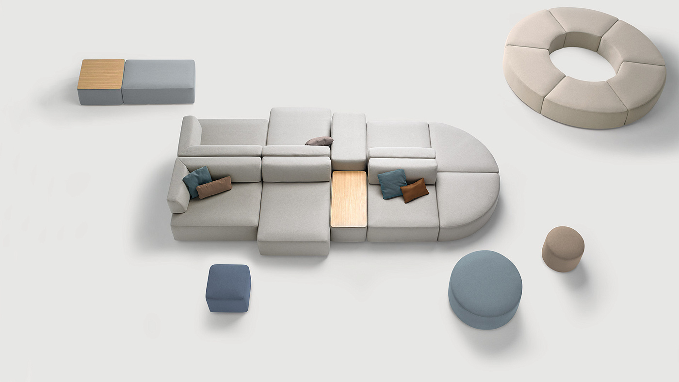 Модуль дивана Entropy 75x95cm