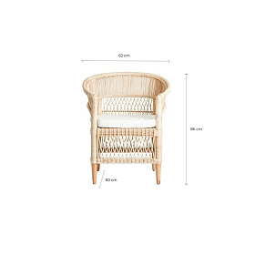 Кресло Elna натуральный цвет