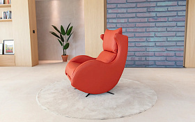 Кресло-реклайнер Lenny из экокожи