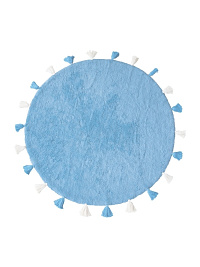 Хлопковый ковер Lillaland COLORFUL BLUE D140