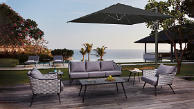 Зонт VOYAGER T1 300x200 ANTHRACITE ANTHRACITE (с основанием и чехлом для хранения)