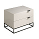 Прикроватная тумбочка Estetico CP1406-H /7004 лак RAL7035 жемчужно-серая