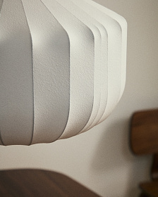 Подвесной светильник Somar из синтетических волокон и стальных стержней