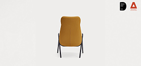 Кресло высокое Dins горчичное