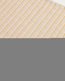 Хлопковый коврик для ванной Merade с желтыми полосками, 50 x 80 см