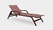 Шезлонг Stack с подлокотниками