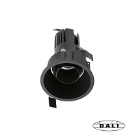 Встраиваемый светильник TULIPA DOWN ORI 15W 4000K CRI90 50° черный DALI