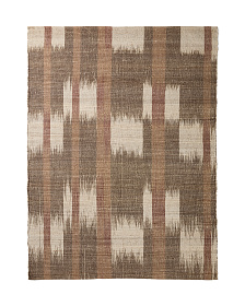 Джутовый ковер Domira с разноцветным узором икат, 200 x 300 см
