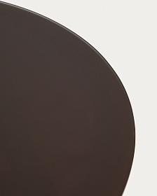 Уличный стол Erice из алюминия и закаленного стекла коричневого цвета, 180 x 90 см