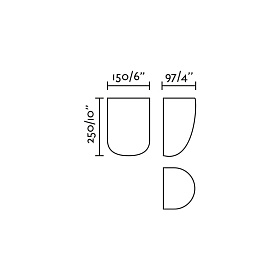 KAPPU 250 Настенный светильник белый 1xE14