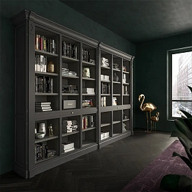 Модульный книжный шкаф Escorial 339 см