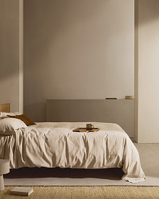 Абажур для потолочного светильника из ротанга Jornets в натуральной отделке Ø 80