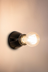 Бра керамическое Kera черное