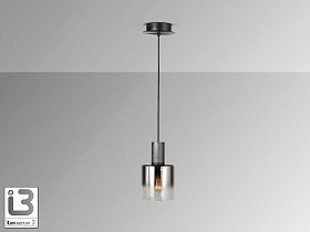 Venize Подвесной светильник 1L черный/дычатый