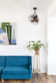 Коричневый потолочный вентилятор Keiki