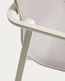 Уличный стул Canea из алюминия цвета экрю