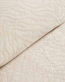 Плед Zenti из 100% хлопка шенилл с двухсторонним жаккардом