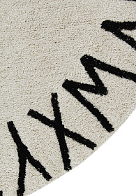 Ковер круглый Алфавит Round ABC (бежевый) 150R