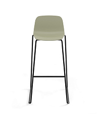 Барный стул Maarten Sled Bar Stool Base пластиковая низкая спинка