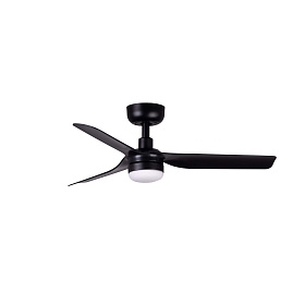 Потолочный вентилятор MINI PUNT S Ш900mm черный 3 PALAS NEGRAS 10W CCT