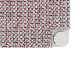 Индийская кровать GL Gofre синяя двойная