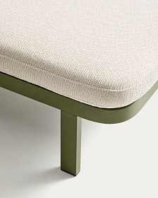 Шезлонг Kionia из зеленого алюминия