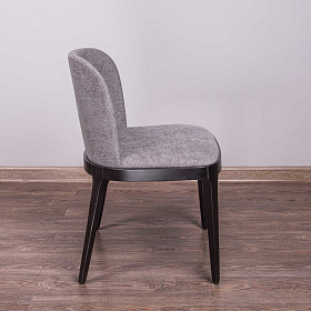Стул Garbo ткань Artex melange 18, матовые черные ножки
