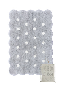 Стираемый ковер MINI Печенька жемчужно-белый 70*100