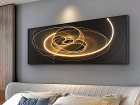 Trazados Светодиодная картина LED 50X150