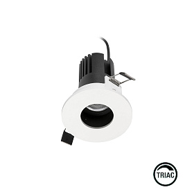 Встраиваемый точечный светильник KIRA PINHOLE FIJO IP20 10W белый 15є 2700K TRIAC