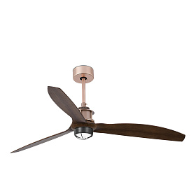 Потолочный вентилятор Just Fan LED медный/деревянный