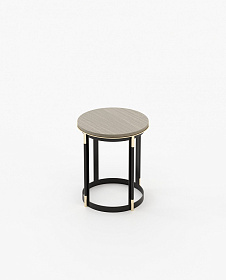 Приставной столик Lyssa Ø47 дерево