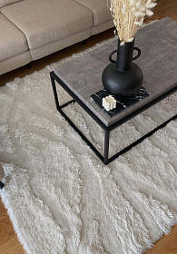 Шерстяной стираемый ковер Enkang слоновая кость 170*240