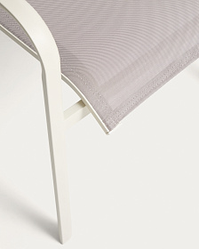 Уличный стул Canea из алюминия цвета экрю