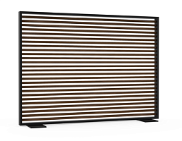 Декоративная перегородка DNA Faux wood aluminium partition wall 