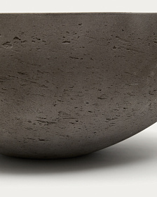 Набор из 2 кашпо Nura цемент терракотового цвета  Ø55 см