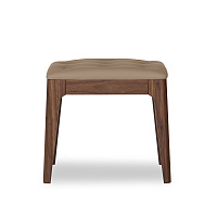 Пуфик RONDA шпон ореха F, PU