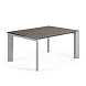 Стол Atta 160 (220) x90 керамика серый