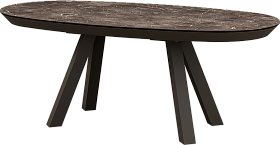 Выдвижной стол овальный Esla 220(300)x100